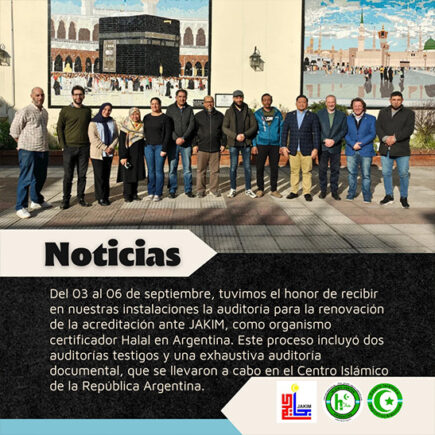 Recibimos la auditoría para la renovación de la acreditación ante JAKIM